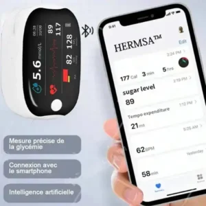 HERMSA High Precision Non-Invasive Multi-Purpose Medical Device (For Monitoring Blood Glucose, Blood Oxygen and Blood Pressure)