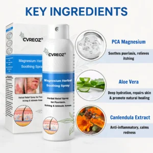 Cvreoz® Magnesium Herbal Psoriasis Spray 👨⚕️ FDA Approved