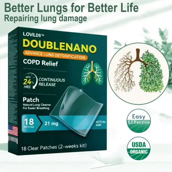 FDA Approved LOVILDS™ DoubleNano COPD Relief Patch