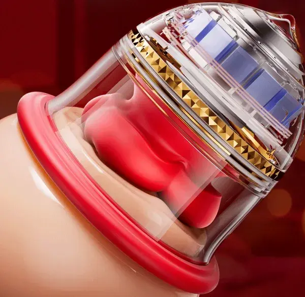 LOVILDS™ Kiss of an Angel – Breast Masturbator with Suction & Licking Stimulation