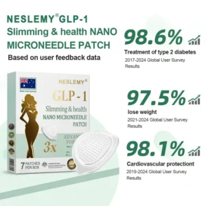 【Last Day Promotion 60% OFF】💕NESLEMY®Tirzepatide Slimming & health NANO MICRONEEDLE PATCH👑（Zero Pain, 24/7 Release | Lose 9 kg FAST | 90% Sugar Drop | ）💕