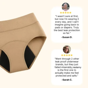 🎄 Christmas Mega Sale 70% OFF | NESLEMY™ 100% Leak-Proof Underwear 4-Pack 🎁