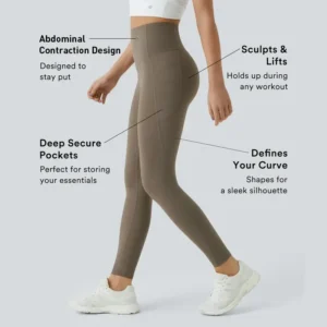 🔥 Final Hours: 55% OFF Today : Neslemy®  High Waisted Waist Shaping Pocket Shaping Training Leggings