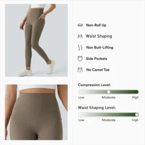 🔥 Final Hours: 55% OFF Today : Neslemy®  High Waisted Waist Shaping Pocket Shaping Training Leggings