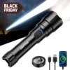 NESLEMY™LED Flashlight – High Lumen Rechargeable Torch