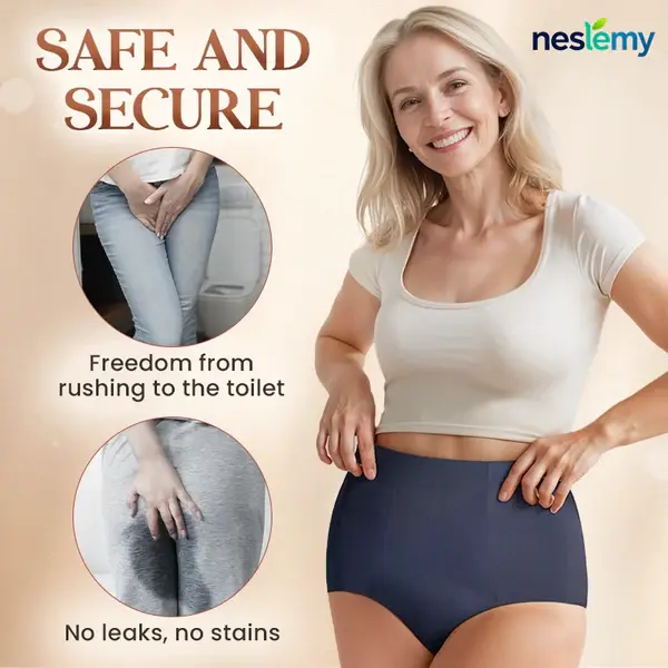 ✨ 2026 New Arrival | NESLEMY™ 100% Leak-Proof Shaping Underwear Slimming Support • Tummy Control • Full Bladder Protection