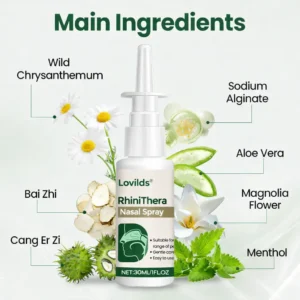 ✅ LOVILDS®  Herbal Sinus Mist - Sinus & Hay Fever Relief Spray (Non-Drowsy)