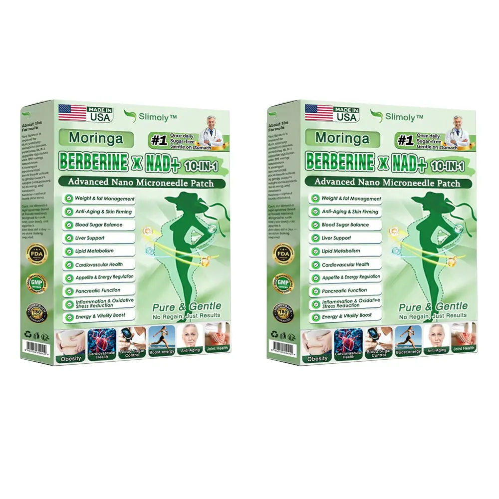 ๐บ๐ธ Official U.S. Store | ๐งโโ๏ธ๐ฉบ Slimolyโข Moringa & Berberine 10-in-1 Advanced Nano Microneedle Patch