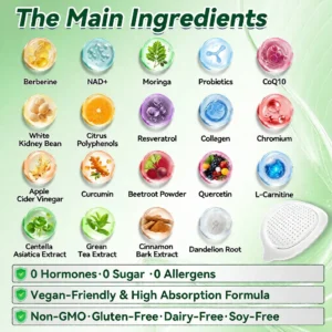 ๐บ๐ธ Official U.S. Store | ๐งโโ๏ธ๐ฉบ Slimolyโข Moringa & Berberine 10-in-1 Advanced Nano Microneedle Patch