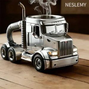 🇺🇸 Official US Store | 🚚🛠 NESLEMY® Durable Semi-Truck Shaped Coffee Mug – Handcrafted Resin Mug for Family & Friends | Perfect for Daily Coffee & Unique Gift