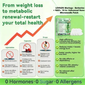 LOVILDS® 💎 10-in-1 Nano Microneedle Patch | Once Daily, Visible Changes in 7 Days | For Obesity, Loose Skin, Diabetes, Sleep Apnea, Joint Issues & More⚡