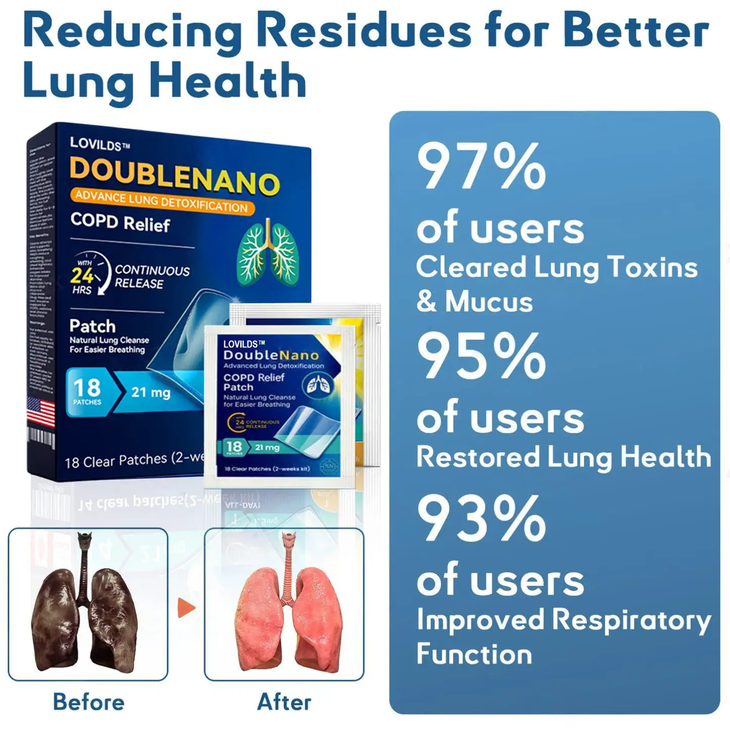 ✅LOVILDS™ DoubleNano COPD Relief Patch (💝 Cough, wheezing, shortness of breath, sputum, stuffy nose, bronchitis, bronchitis, allergy symptoms, lung discomfort)