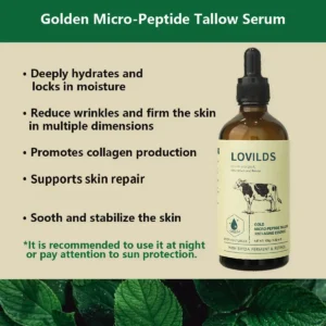 LOVILDS™ Golden Micro-Peptide Tallow Serum - Deeply Hydration Anti-Aging Firming Skin Treatment