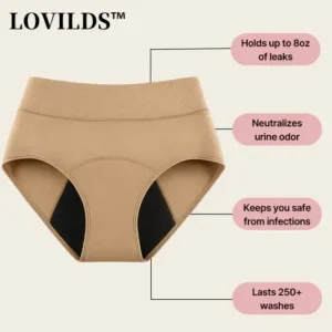💖Last Day 50% OFF|LOVILDS™  100% Leak-Proof Underwear 4-pack