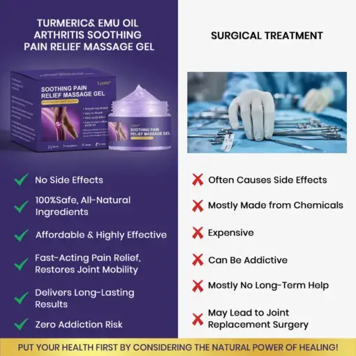 Lyyeto® Turmeric Emu Oil Arthritis Soothing Pain Relief Massage8