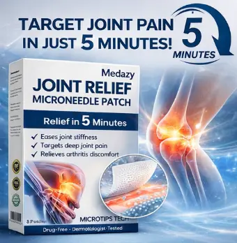 Medazy® Joint Relief Microneedle Patch – Fast, Pain relief without medication Relief in 5 Minutes