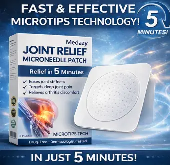 Medazy® Joint Relief Microneedle Patch – Fast, Pain relief without medication Relief in 5 Minutes