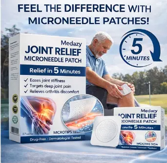 Medazy® Joint Relief Microneedle Patch – Fast, Pain relief without medication Relief in 5 Minutes