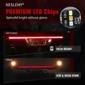 NESLEMY® 60-Inch LED Light Bar Strip for Epic Nights