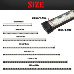 NESLEMY® 60-Inch LED Light Bar Strip for Epic Nights