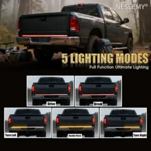 NESLEMY® 60-Inch LED Light Bar Strip for Epic Nights
