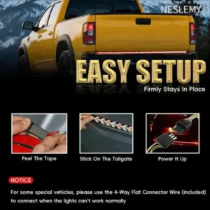 NESLEMY® 60-Inch LED Light Bar Strip for Epic Nights