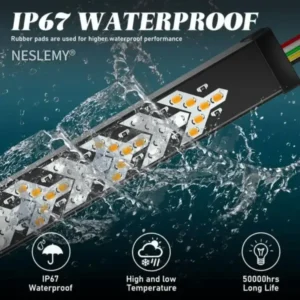 NESLEMY® 60-Inch LED Light Bar Strip for Epic Nights