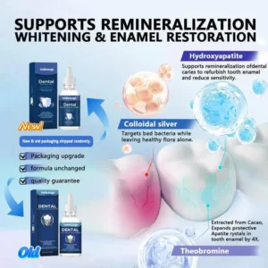 Smileasego Fluoride-Free Hydroxyapatite Tooth Armor Drops & Enamel Repair, Whitening