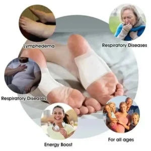 Blizkox™Detox Foot Pads for Drainage & Slimming Support,Visible Results in 7 Days ✅ For Weight, Skin, Diabetes & Joint Health 🗽）