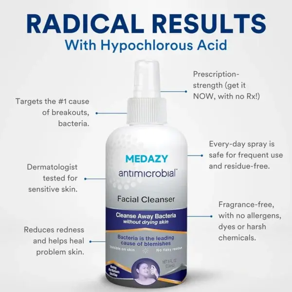 Medazy® Antimicrobial Facial Cleanser