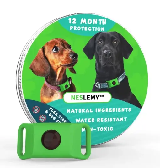 NESLEMY™ 12Month Natural Flea Tick Protection Pendant