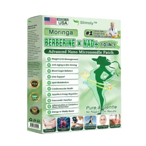 Slimoly™ Moringa & Berberine 10-IN-1 Advanced Nano Microneedle Patch(Once Daily, visible changes in 7 days) ✅ Obesity, Diabetes, Sleep Apnea, And Joint Issues